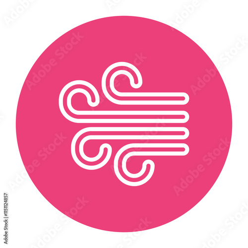 Wind icon vector image. Can be used for Natural Resources.