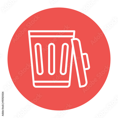 Dumpster Diving icon vector image. Can be used for Upcycling.