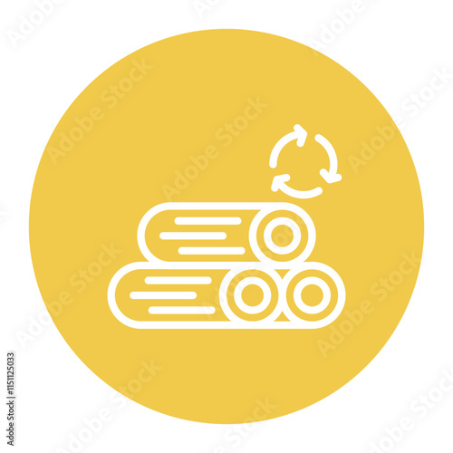 Reclaimed Wood icon vector image. Can be used for Upcycling.