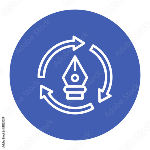 Redesign icon vector image. Can be used for Upcycling.