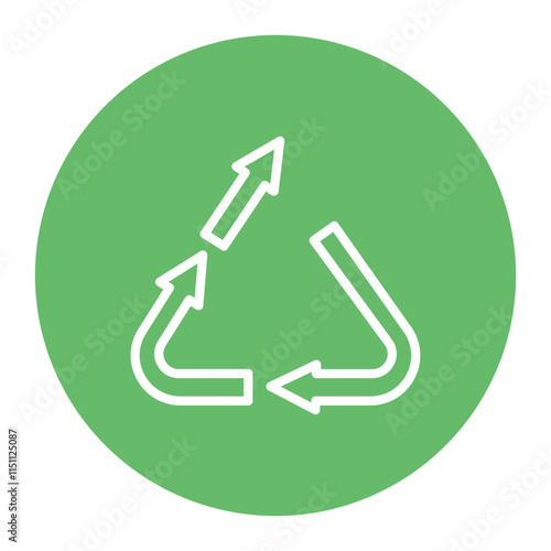 Upcycle Symbol icon vector image. Can be used for Upcycling.