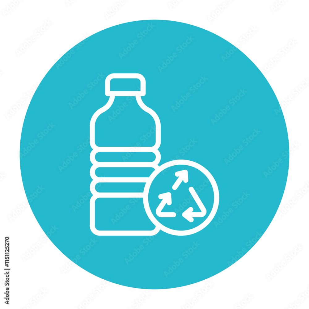 Upcycled Plastics icon vector image. Can be used for Upcycling. Upcycled Plastics icon vector image. Can be used for Upcycling.
