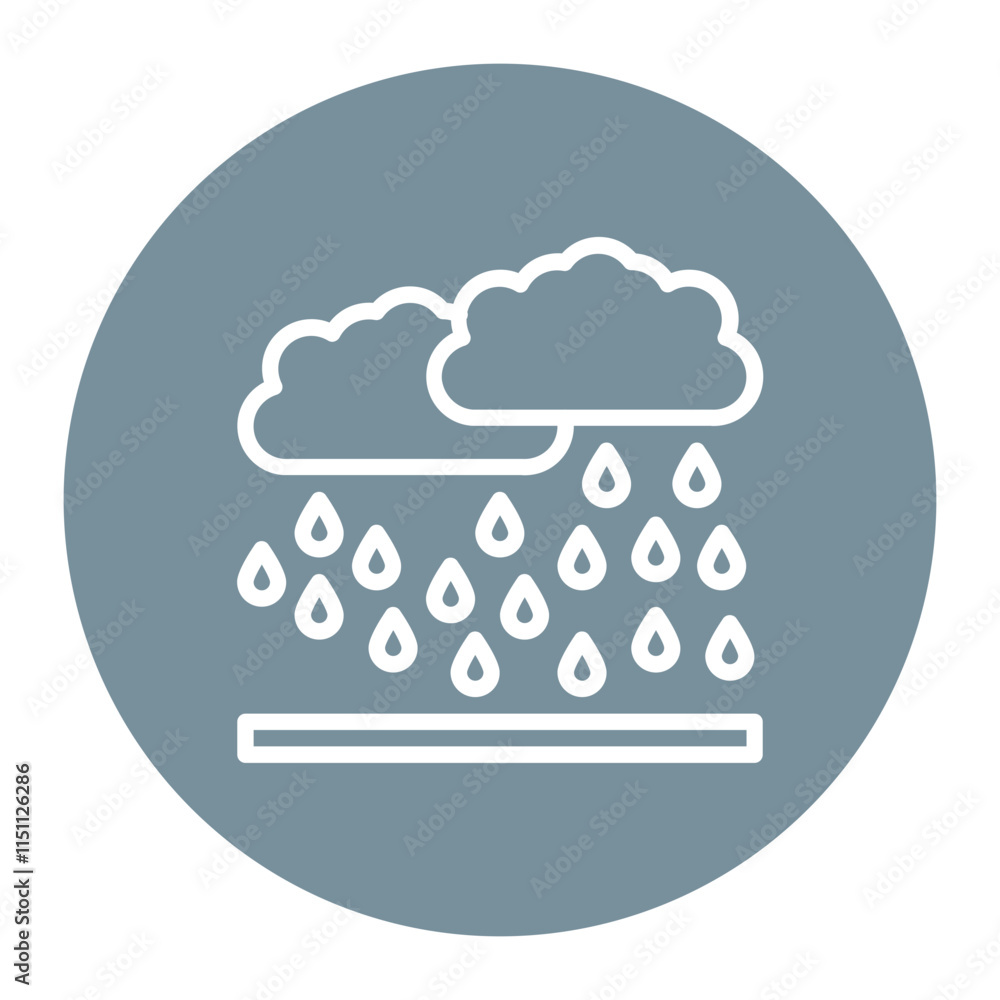 Monsoon Season icon vector image. Can be used for Monsoon. Monsoon Season icon vector image. Can be used for Monsoon.