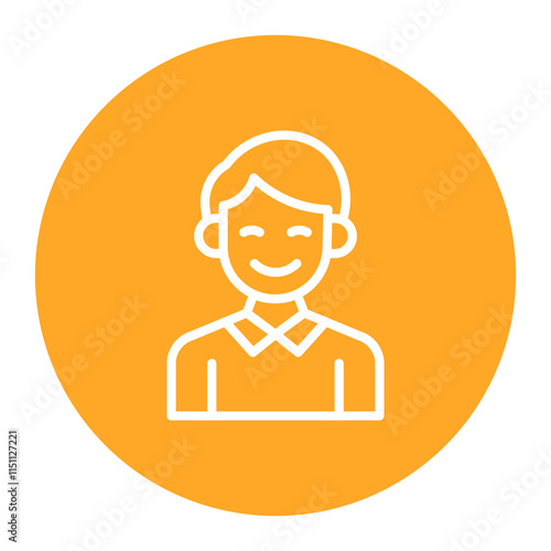 Grandchildren icon vector image. Can be used for Grandparents.