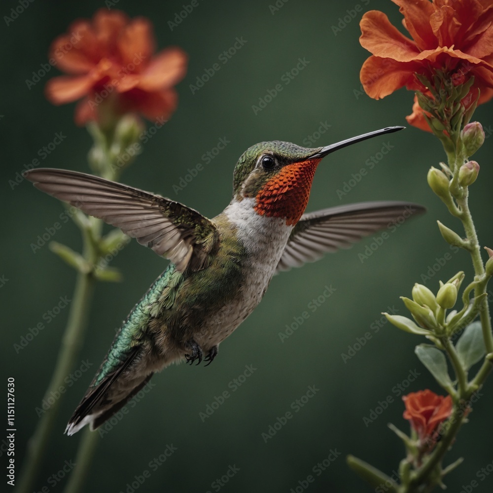 Fototapeta premium How long can a hummingbird live?