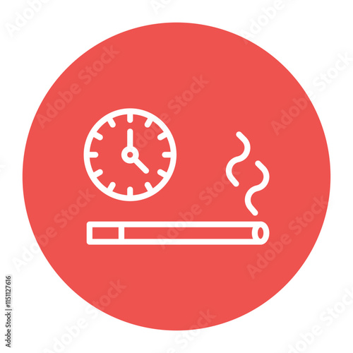 Cigarette Break icon vector image. Can be used for Quit Smoking.