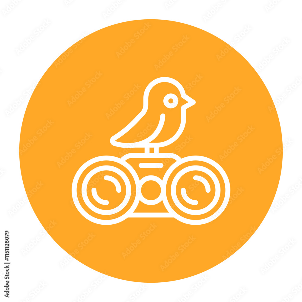 Bird Watching icon vector image. Can be used for Recreations. Bird Watching icon vector image. Can be used for Recreations.