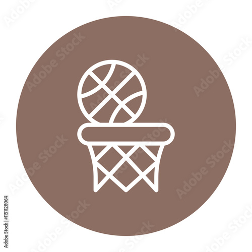 Basketball icon vector image. Can be used for Recreations.