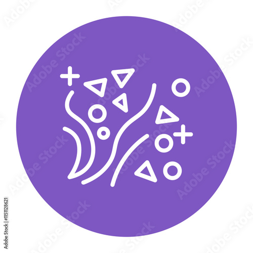 Confetti icon vector image. Can be used for Nightclub.
