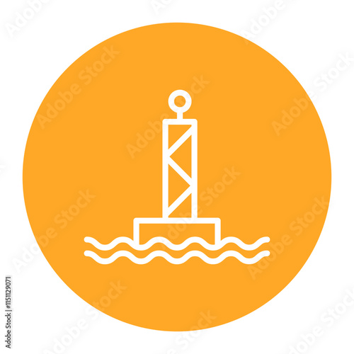 Harbor Buoyage icon vector image. Can be used for Harbour.