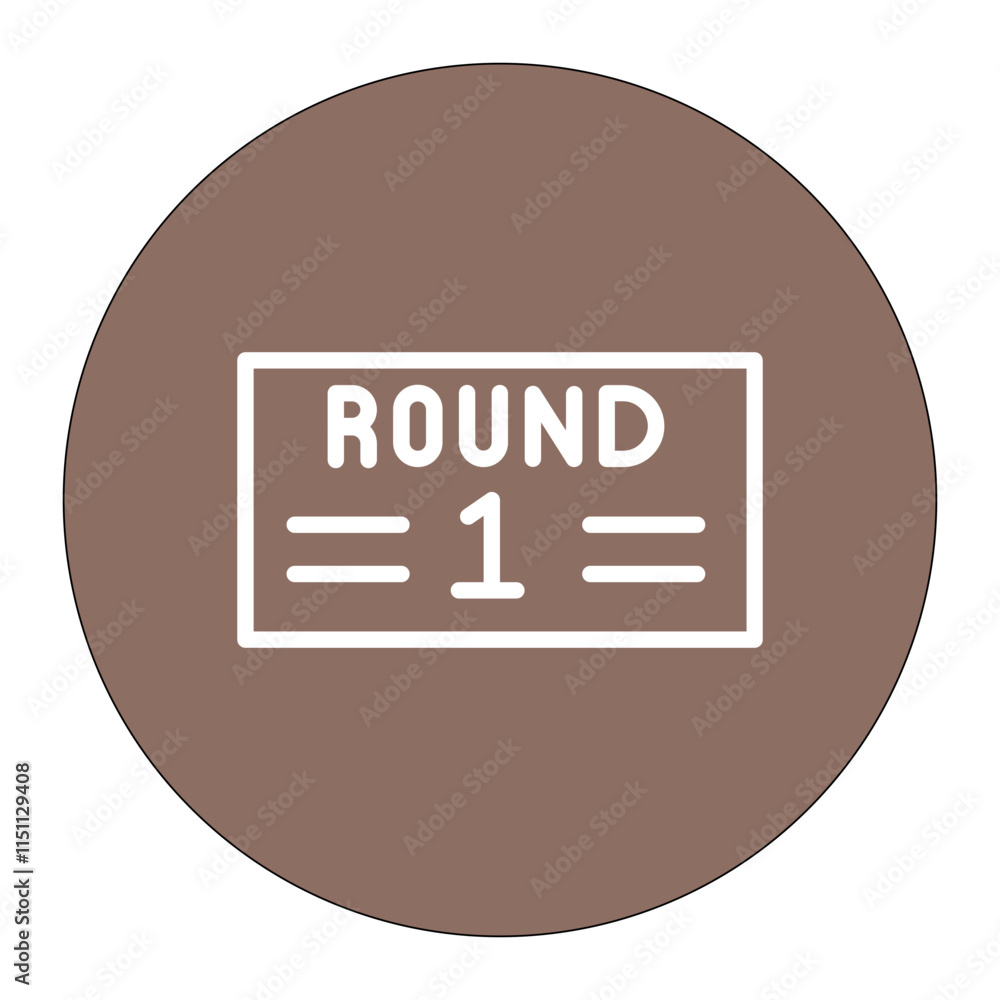 Boxing Fight Card icon vector image. Can be used for Boxing. Boxing Fight Card icon vector image. Can be used for Boxing.