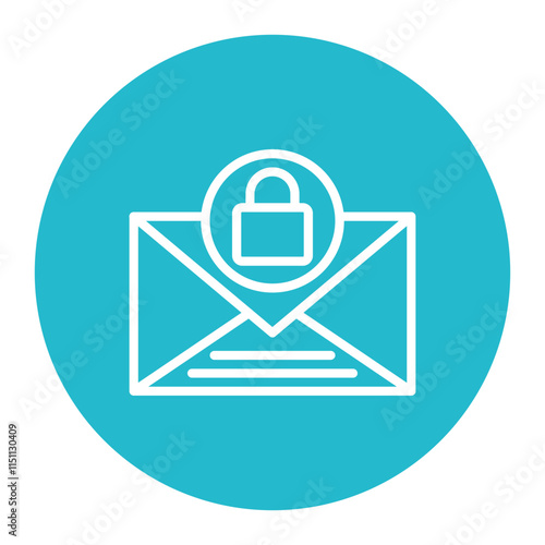 Intercepted Message icon vector image. Can be used for Private Detective.