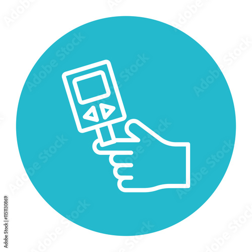 Diabetes Monitoring icon vector image. Can be used for World Diabetes Day.