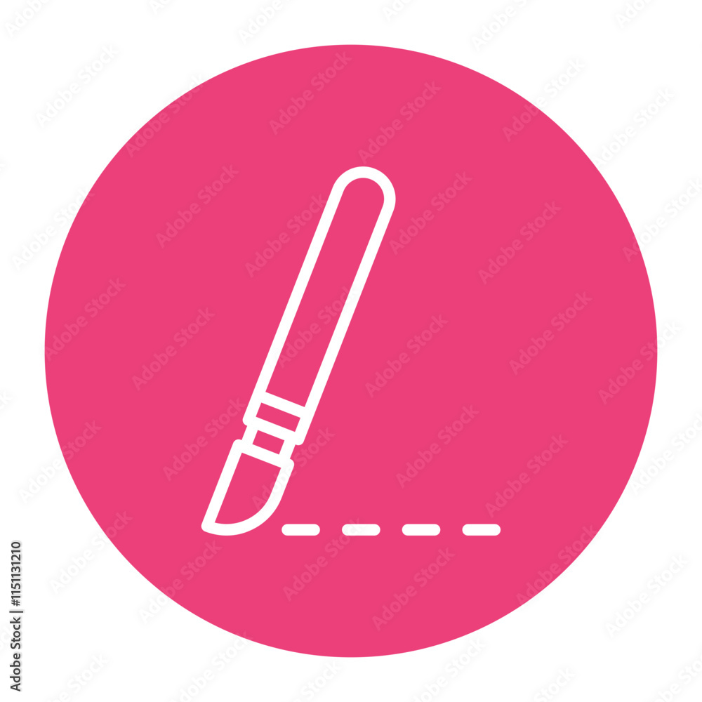 Incision icon vector image. Can be used for Surgery. Incision icon vector image. Can be used for Surgery.