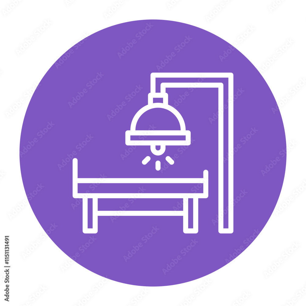 Surgical Light icon vector image. Can be used for Surgery. Surgical Light icon vector image. Can be used for Surgery.