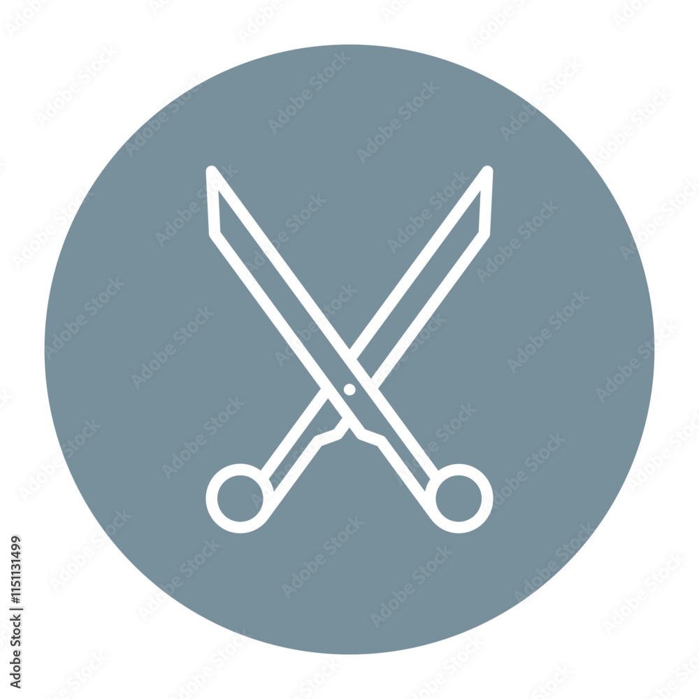 Surgical Scissors icon vector image. Can be used for Surgery. Surgical Scissors icon vector image. Can be used for Surgery.