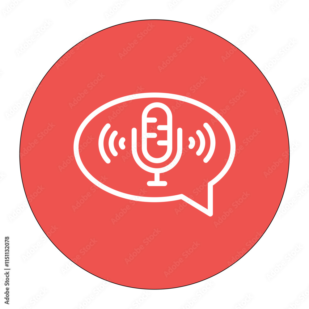 Voice Chat icon vector image. Can be used for Voice Recognition. Voice Chat icon vector image. Can be used for Voice Recognition.