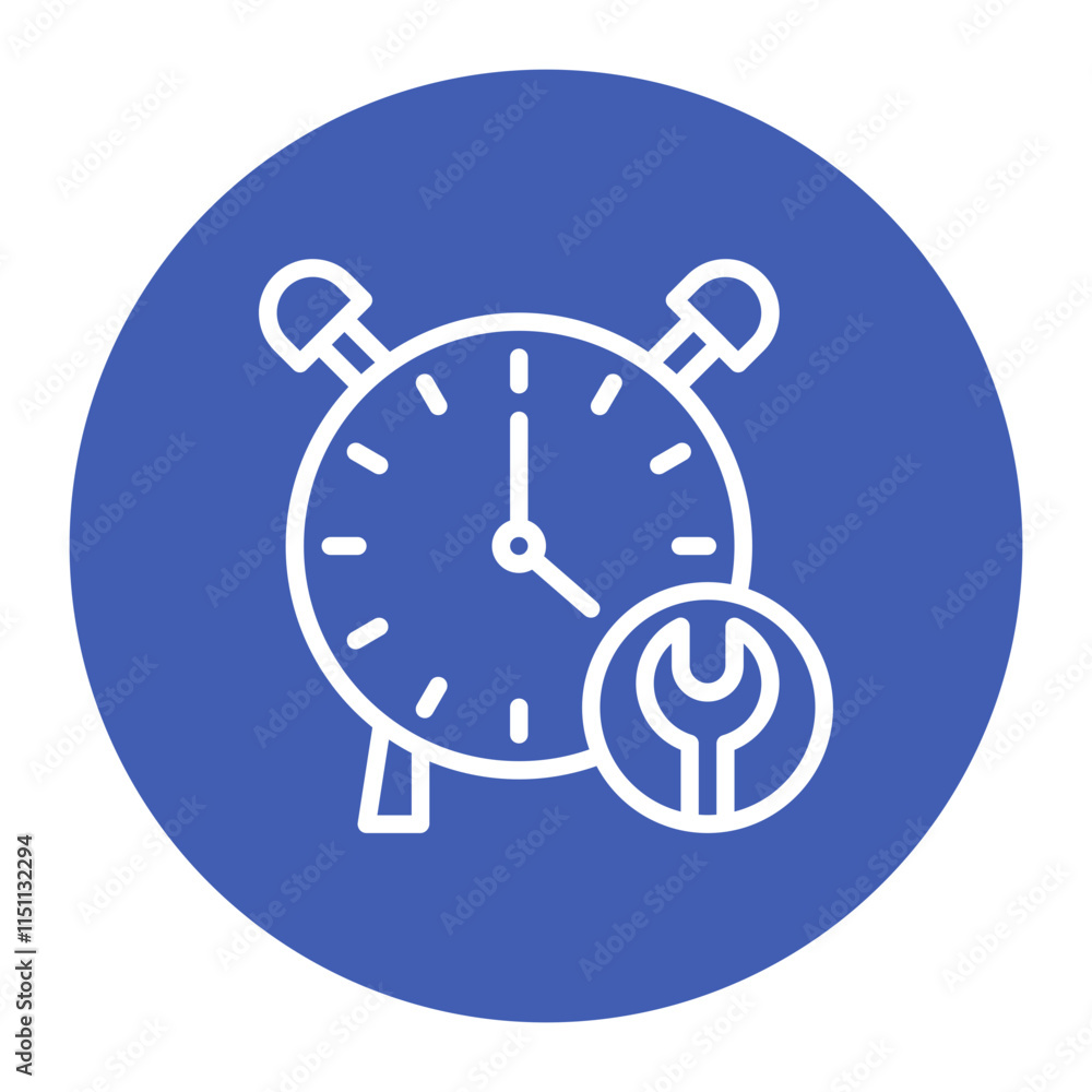 Alarm Clock Repair icon vector image. Can be used for Devices Repair. Alarm Clock Repair icon vector image. Can be used for Devices Repair.