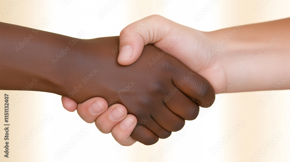 A close-up of a handshake between two individuals of diverse skin tones, symbolizing partnership and cooperation. A close-up of a handshake between two individuals of diverse skin tones, symbolizing partnership and cooperation.