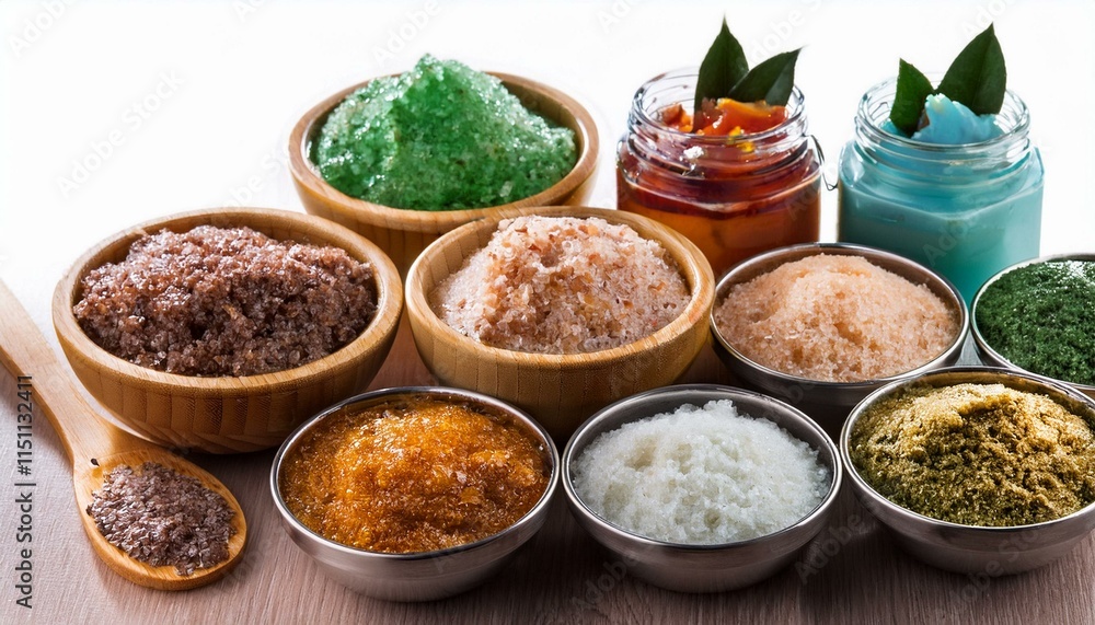 A Collection of Exfoliating Scrubs Made from Natural Ingredients A Collection of Exfoliating Scrubs Made from Natural Ingredients
