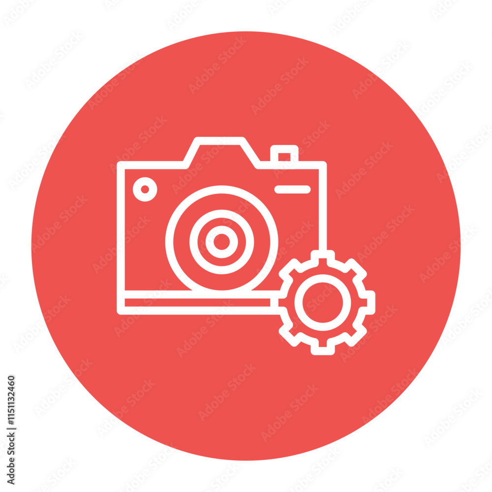Camera Repair icon vector image. Can be used for Devices Repair. Camera Repair icon vector image. Can be used for Devices Repair.