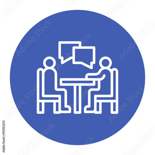 Counseling icon vector image. Can be used for Psychiatry.
