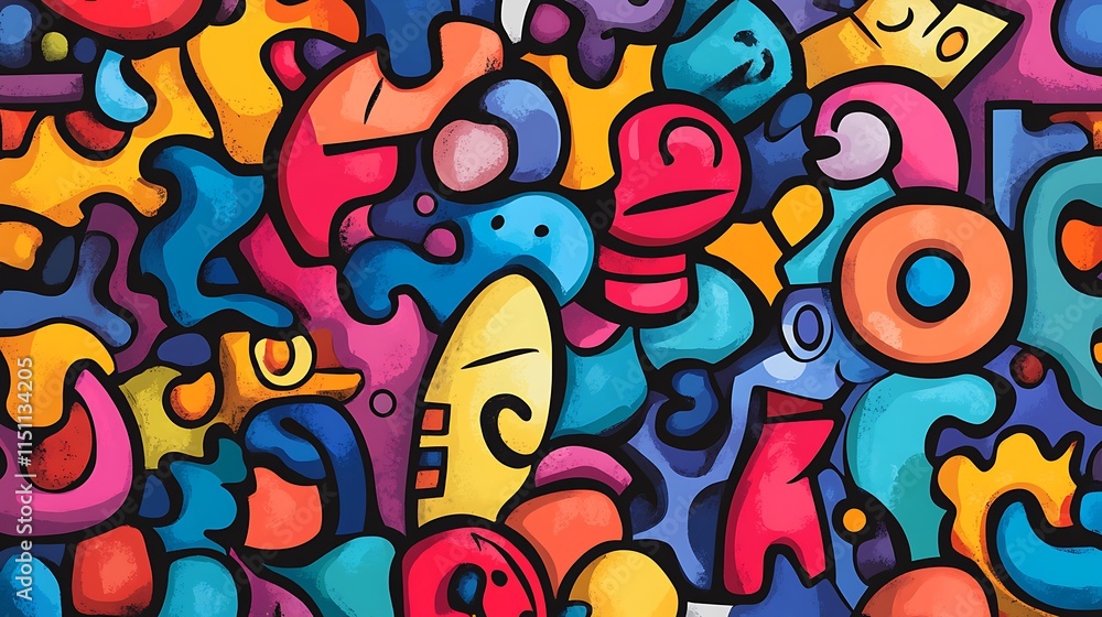 Colorful abstract doodle background. (1) Colorful abstract doodle background. (1)