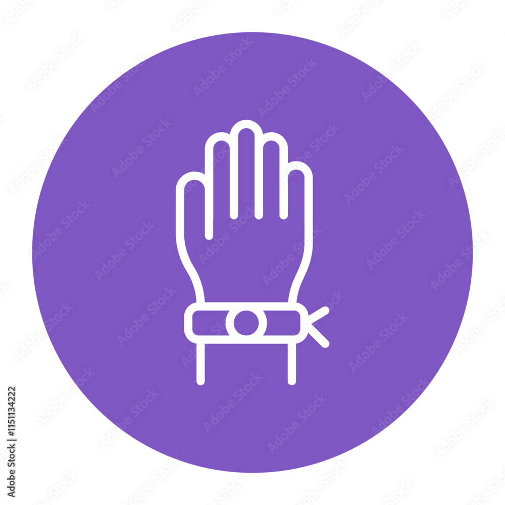 Wristband icon vector image. Can be used for Music Festival. Wristband icon vector image. Can be used for Music Festival.