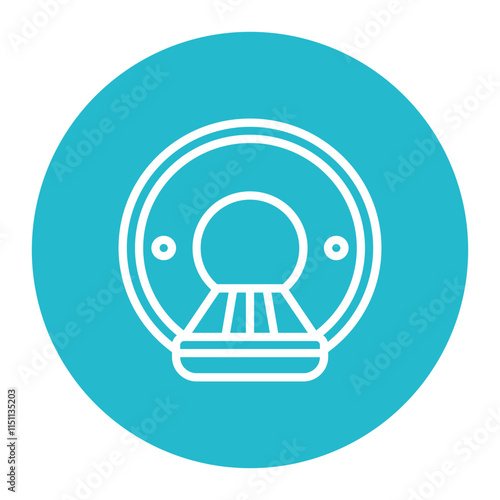 CT Scan icon vector image. Can be used for Orthopedics.