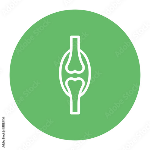 Cartilage icon vector image. Can be used for Orthopedics.