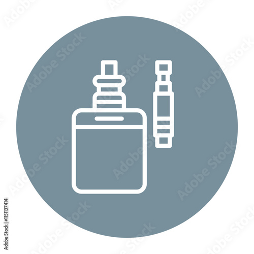 Vape Starter Kit icon vector image. Can be used for Vaping.