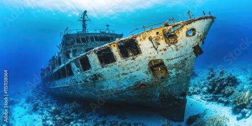 Exploring underwater shipwrecks  Adventure and explor