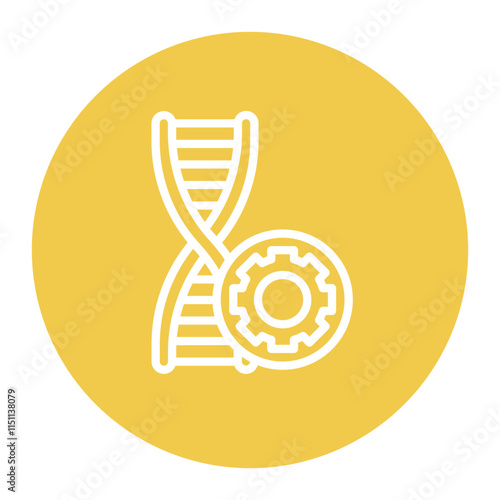 Genetic Modification icon vector image. Can be used for Biotechnology .