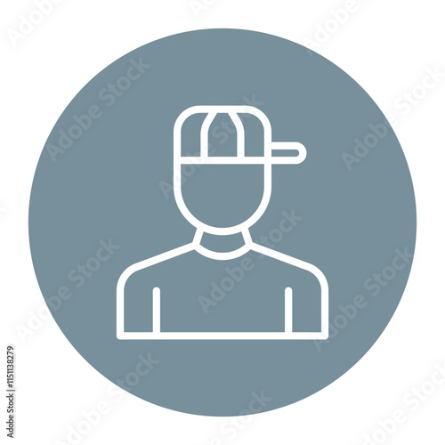 Brother icon vector image. Can be used for Family.