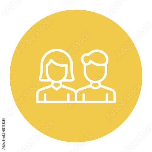 Family icon vector image. Can be used for Family.