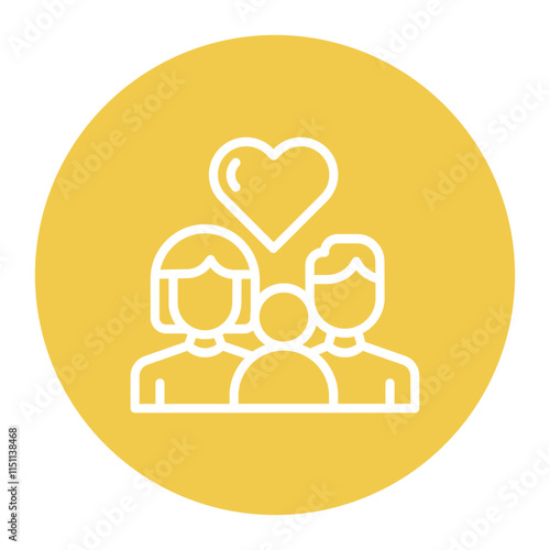 Family Reunion icon vector image. Can be used for Family.