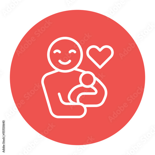 Parenting icon vector image. Can be used for Family.