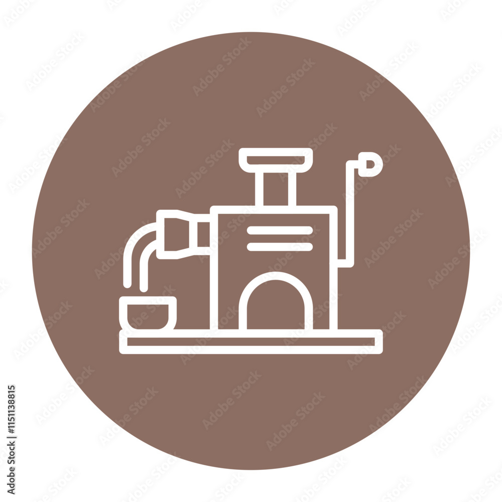 Food Grinder icon vector image. Can be used for Food Processing. Food Grinder icon vector image. Can be used for Food Processing.