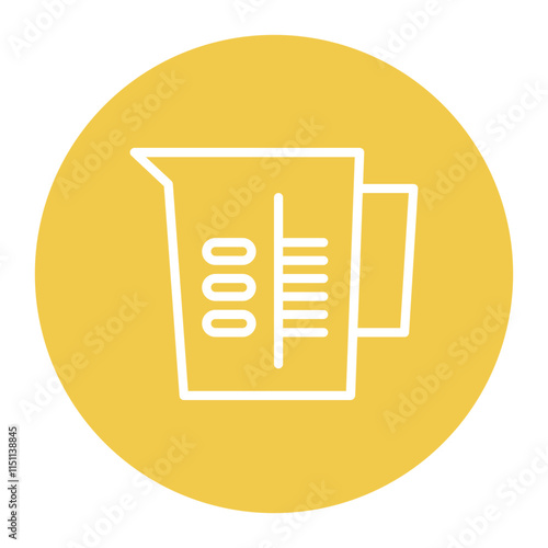 Measuring Cup icon vector image. Can be used for Food Processing.