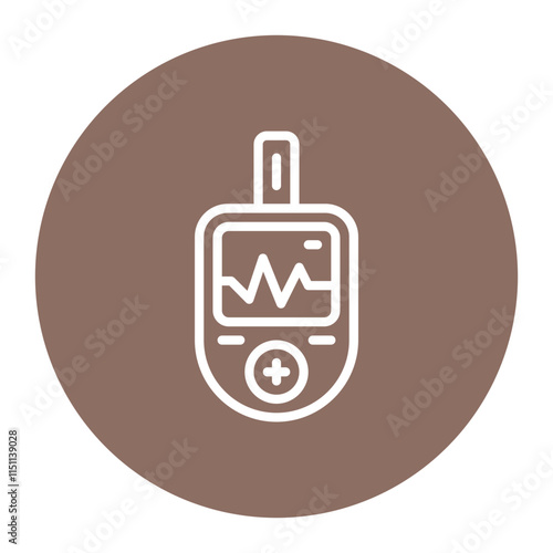 Blood Glucose Range icon vector image. Can be used for Diabetes.