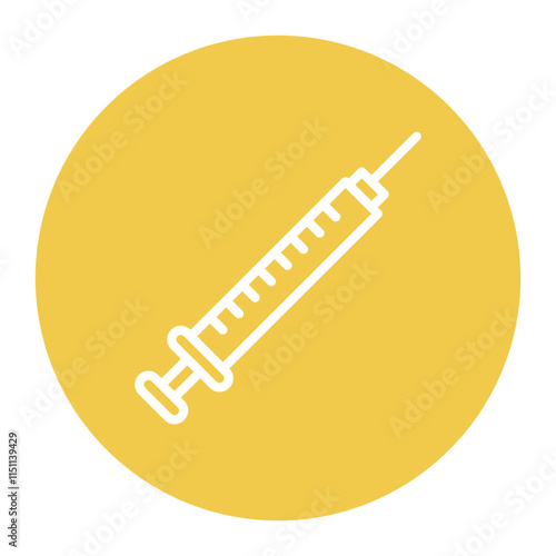 Insulin Syringe icon vector image. Can be used for Diabetes.