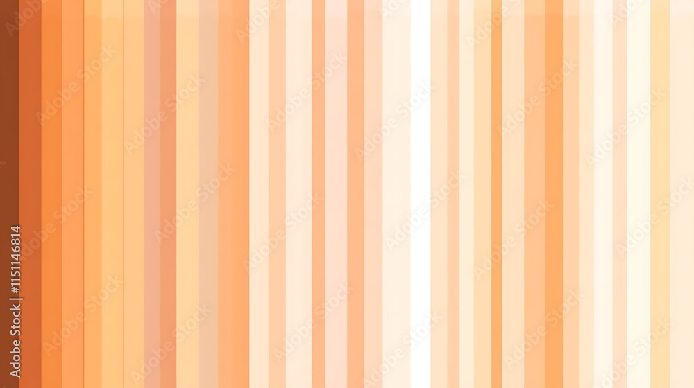 Obraz premium Vertical orange gradient stripes background.