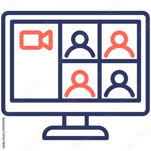 Video Conference Icon