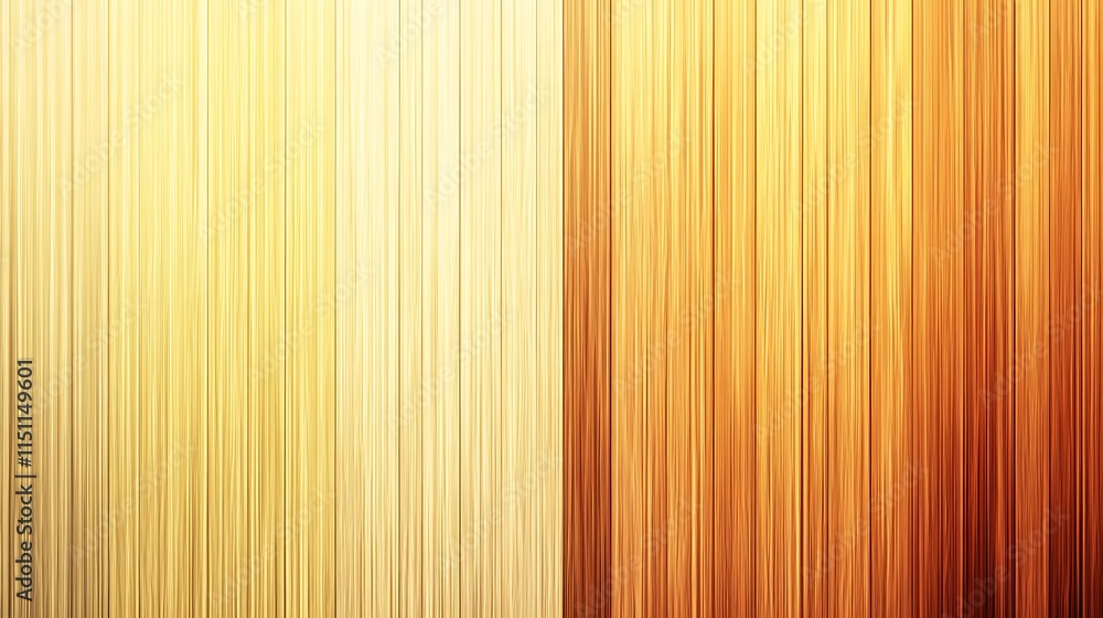 Fototapeta premium Abstract golden and brown vertical stripes background.