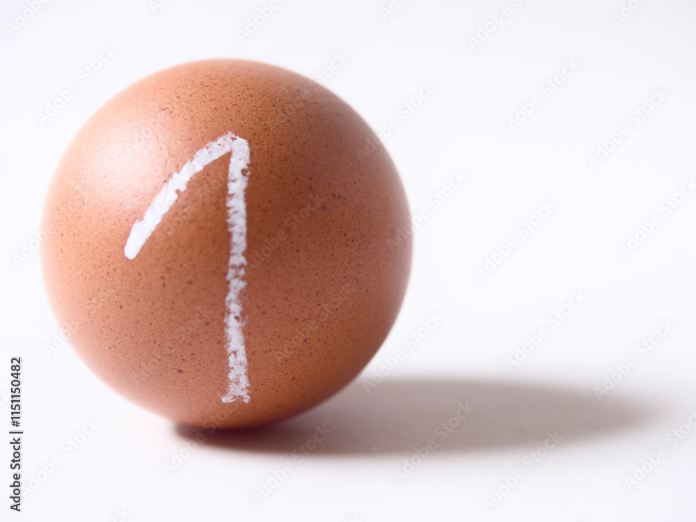 Fresh chicken eggs on white background. Fresh chicken eggs on white background.