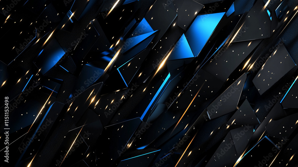 Abstract blue and black paint texture background. Abstract blue on black background texture. Dynamic curves ands blurs pattern Abstract blue and black paint texture background. Abstract blue on black background texture. Dynamic curves ands blurs pattern