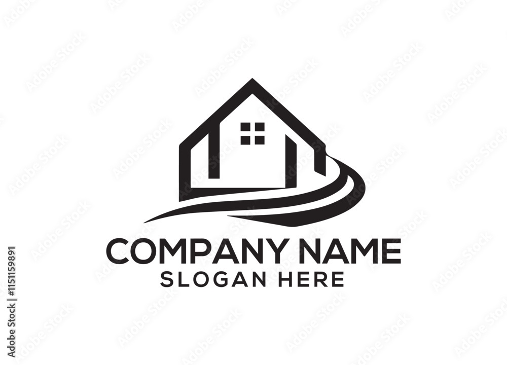 A professional real estate logo featuring a sleek and modern design that symbolizes trust, growth, and stability. The logo may include elements such as a house, building, or a dynamic skyline A professional real estate logo featuring a sleek and modern design that symbolizes trust, growth, and stability. The logo may include elements such as a house, building, or a dynamic skyline