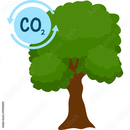 CO2 Emissions Illustration