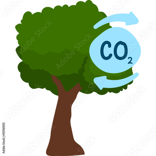 CO2 Emissions Illustration