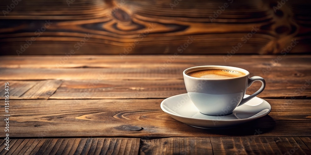 Mock-up of a stylish coffee cup on a rustic wooden table, coffee, cup, mock-up, attractive, rustic, wooden, table, beverage Mock-up of a stylish coffee cup on a rustic wooden table, coffee, cup, mock-up, attractive, rustic, wooden, table, beverage